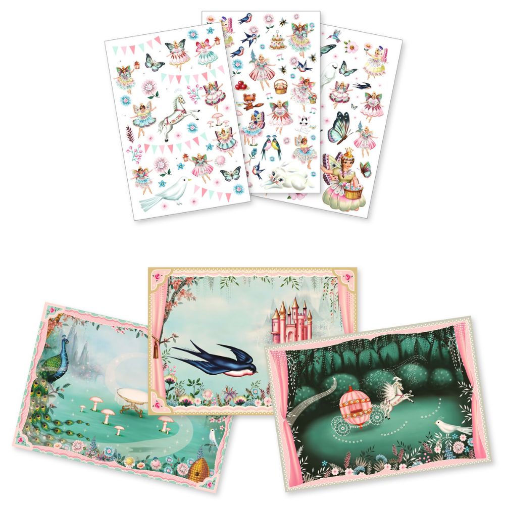 Djeco Decals  In Fairyland - Fairy Transfers