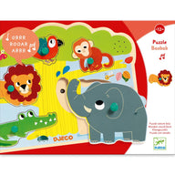 Djeco Wooden Sound Puzzles - Baobab DJ01708