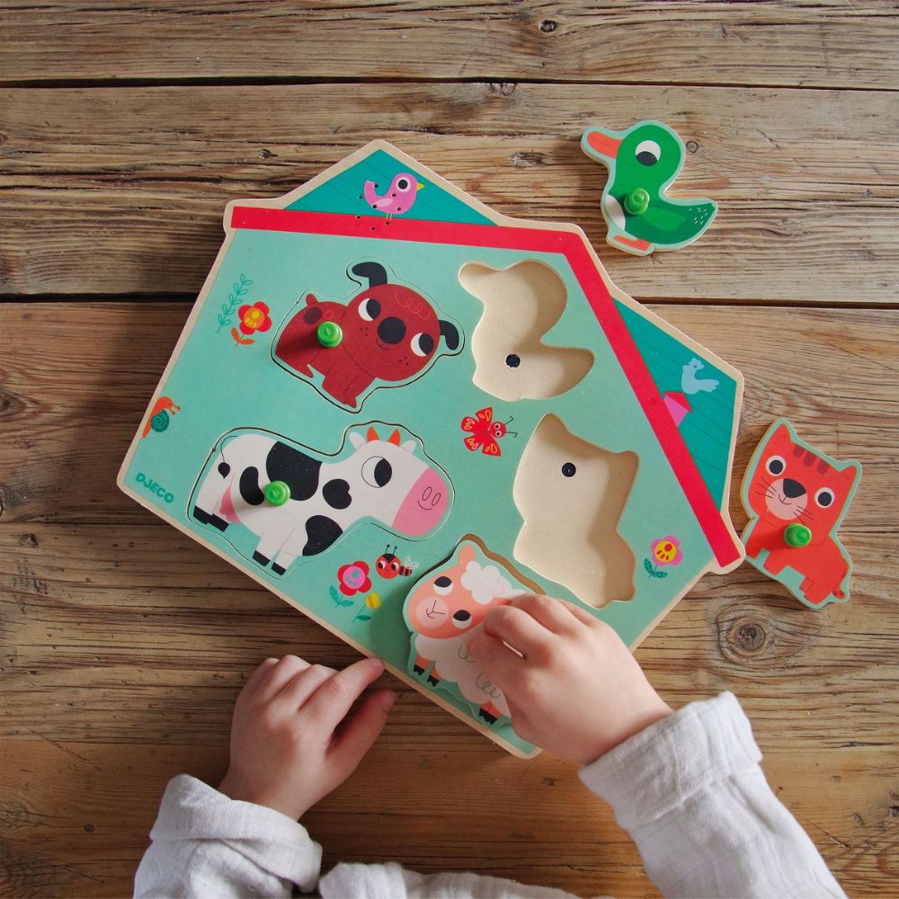 Djeco Wooden Sound Puzzles - Ouaf Woof DJ01707