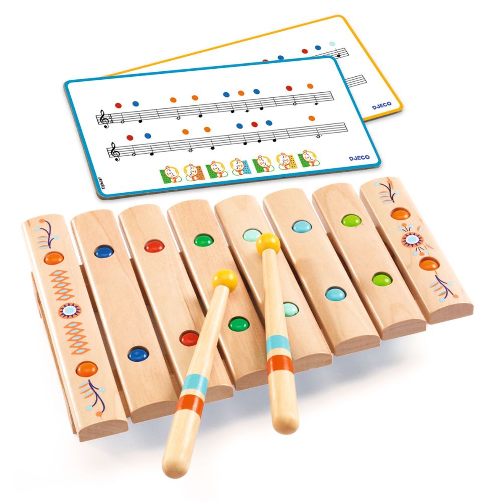 Djeco Musical Toys - Wooden Xylophone DJ06037