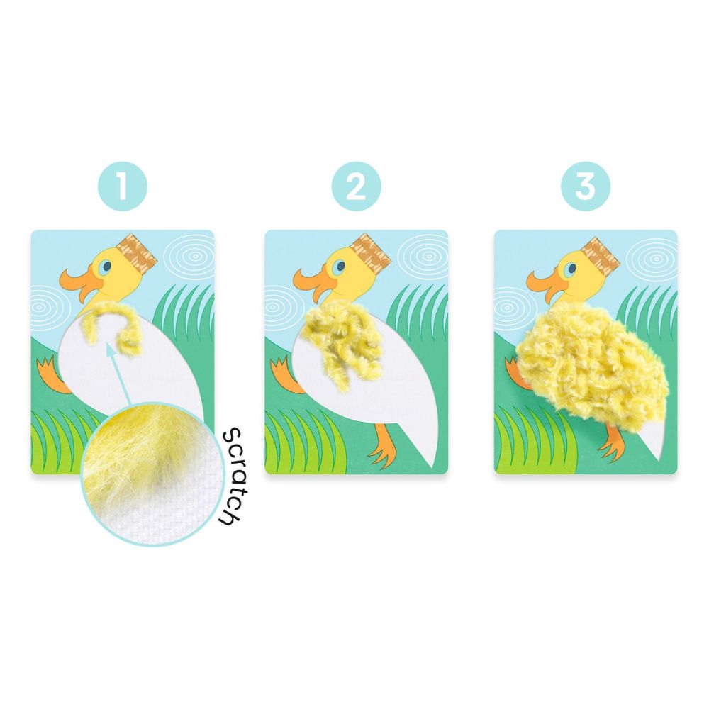 Djeco Collages Wool &amp; Velcro, With Hats DJ09127