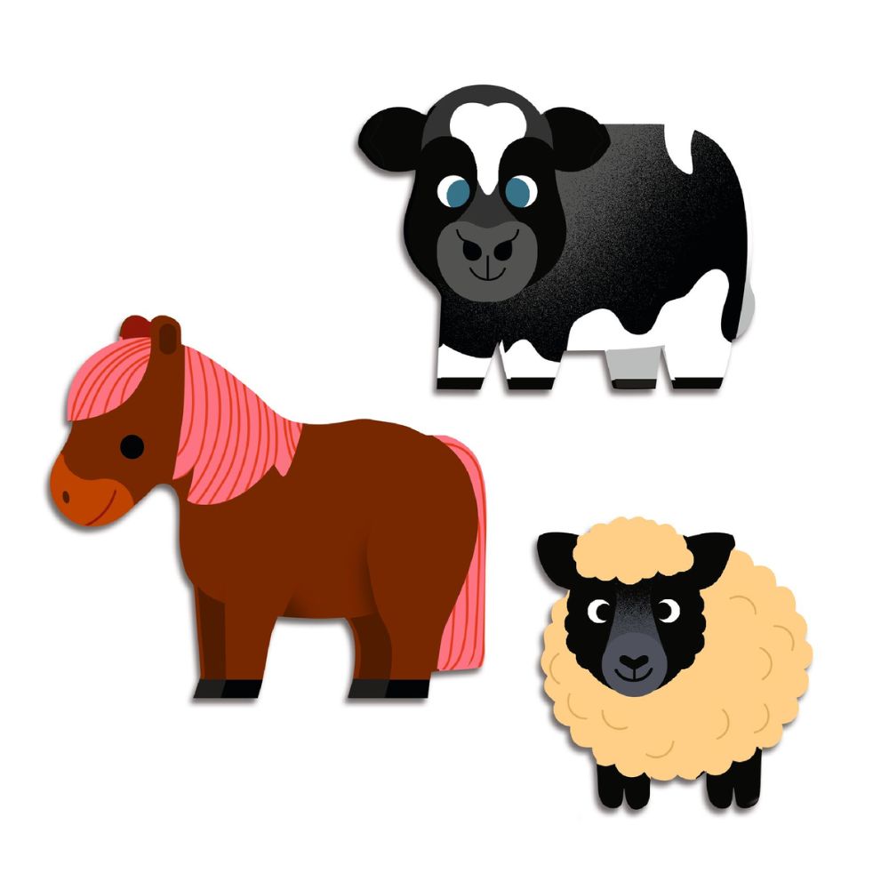 Transparent Sticker Farm Djeco Stickers - Farm Animals, at Crafts4Kids - Default Title - Crafts4Kids