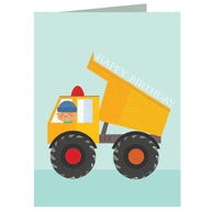Dump Truck Birthday Card