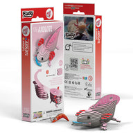 EUGY Axolotl 3D Cardboard Model Kit