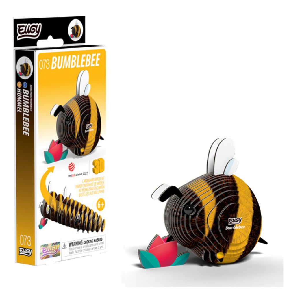 EUGY Bumblebee - Kids Cardboard Craft Kit