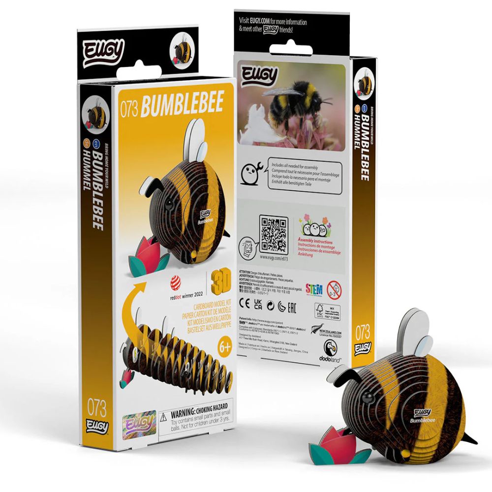 EUGY Bumblebee - Kids Cardboard Craft Kit