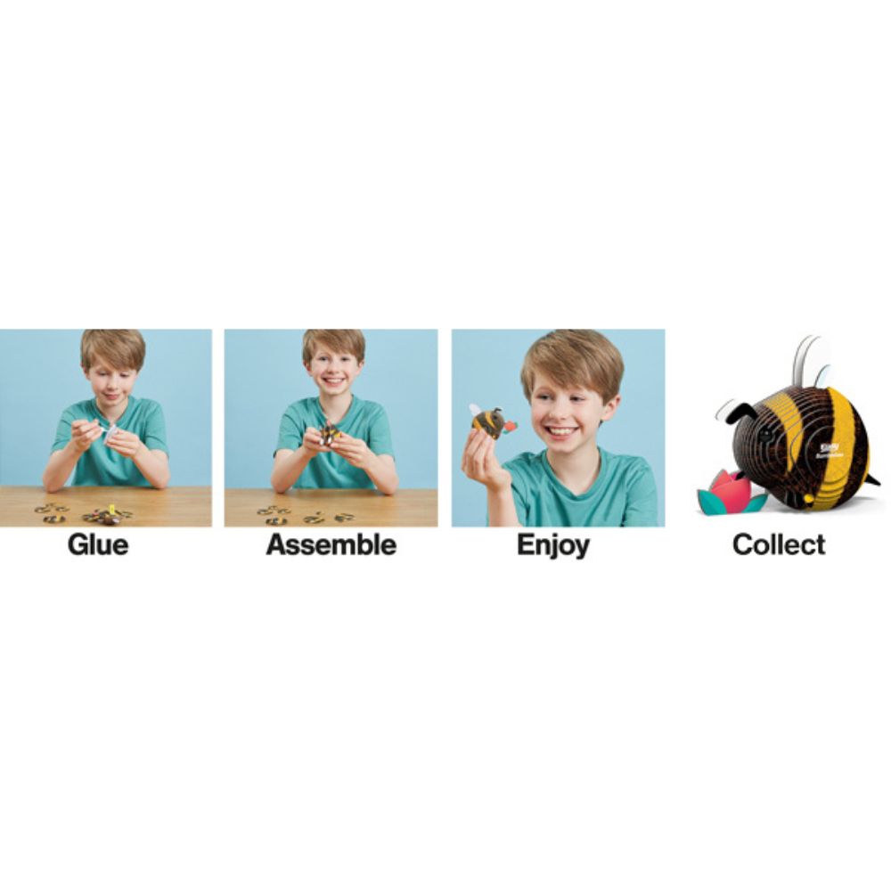 EUGY Bumblebee - Kids Cardboard Craft Kit