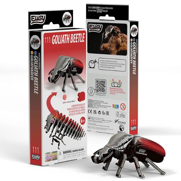 EUGY Goliath Beetle - Kids Cardboard Craft Kit