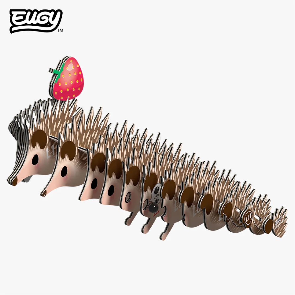 EUGY Hedgehog - Kids Cardboard Craft Kit