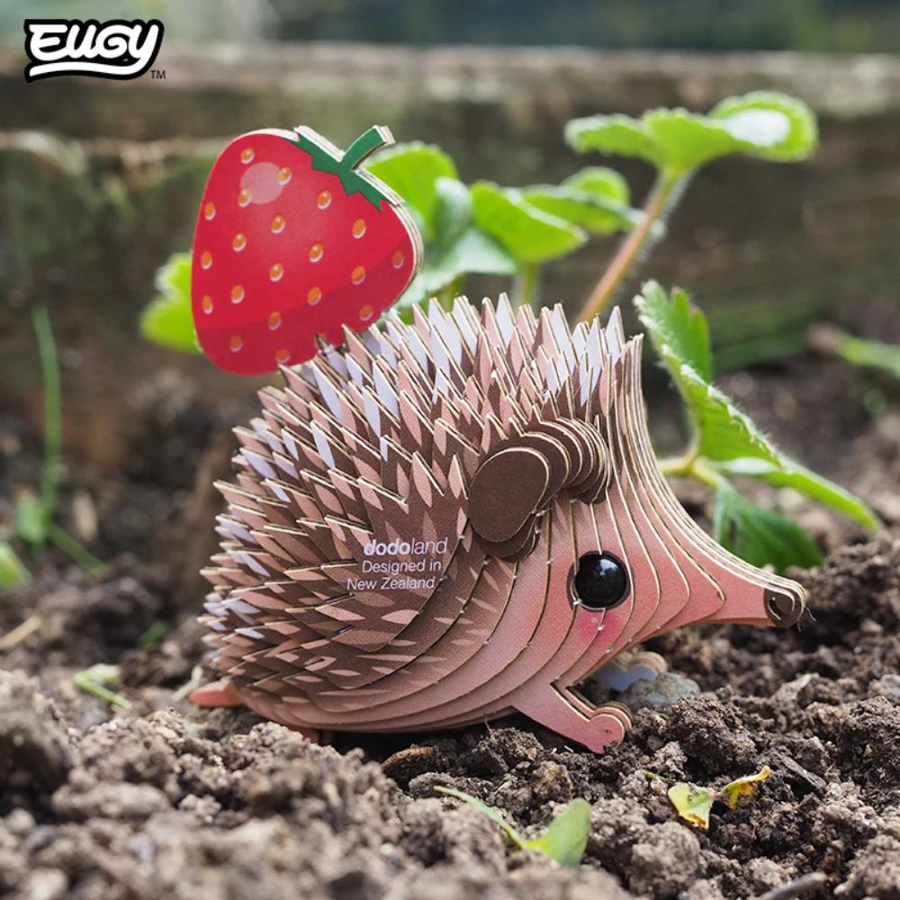 EUGY Hedgehog - Kids Cardboard Craft Kit