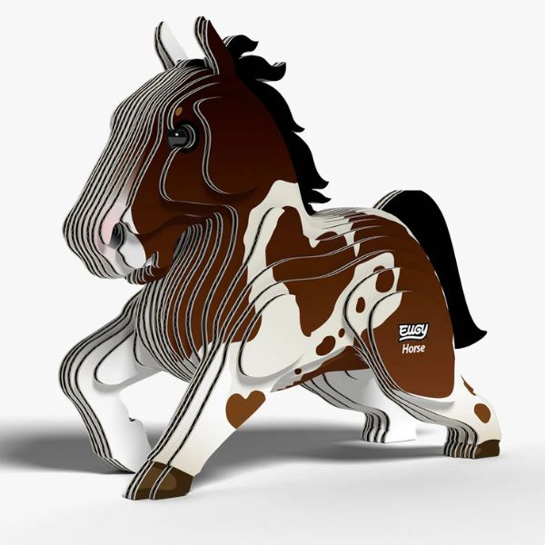 EUGY Horse - Kids Cardboard Craft Kit