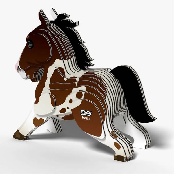 EUGY Horse - Kids Cardboard Craft Kit