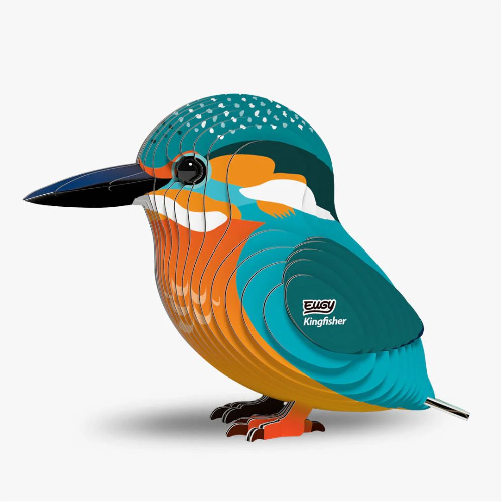 EUGY Kingfisher - Kids Cardboard Craft Kit