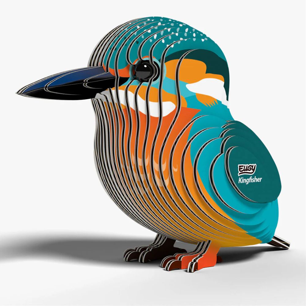 EUGY Kingfisher - Kids Cardboard Craft Kit