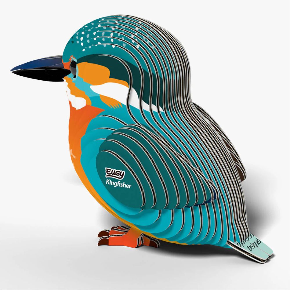 EUGY Kingfisher - Kids Cardboard Craft Kit