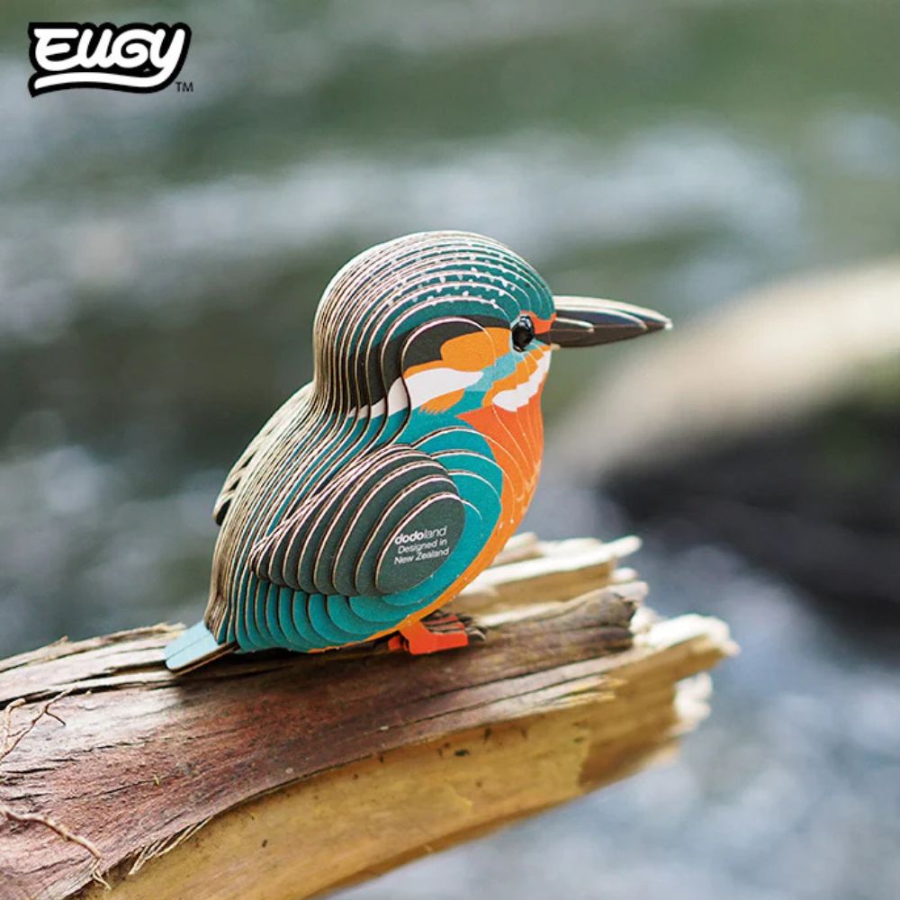 EUGY Kingfisher - Kids Cardboard Craft Kit