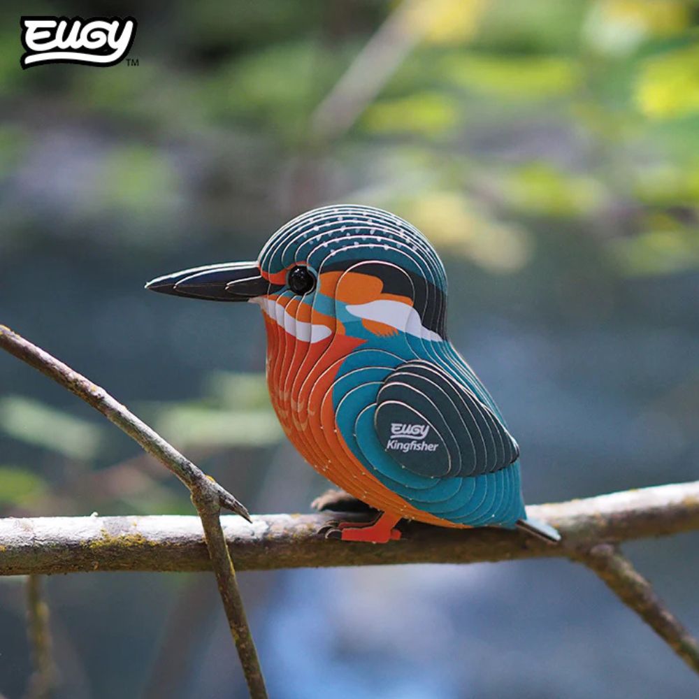 EUGY Kingfisher - Kids Cardboard Craft Kit