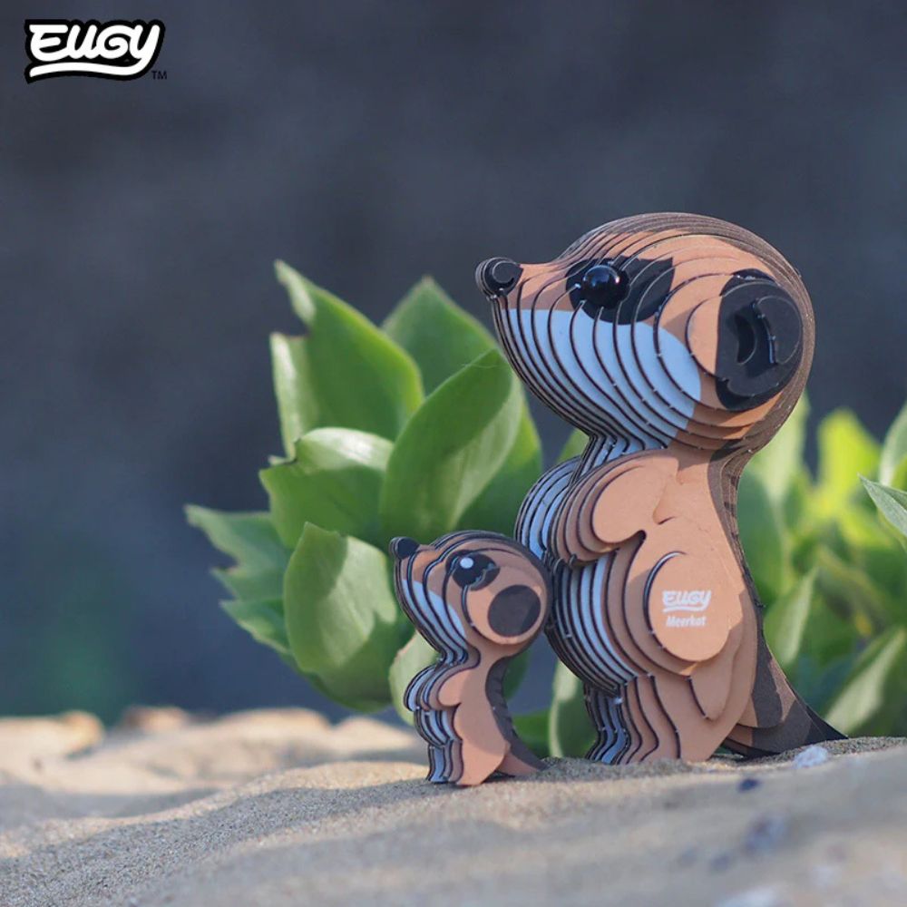 EUGY Meerkat - Kids Cardboard Craft Kit