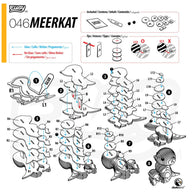 EUGY Meerkat - Kids Cardboard Craft Kit