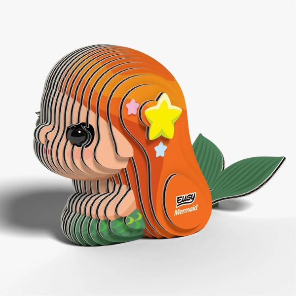 EUGY Mermaid - Kids Cardboard Craft Kit