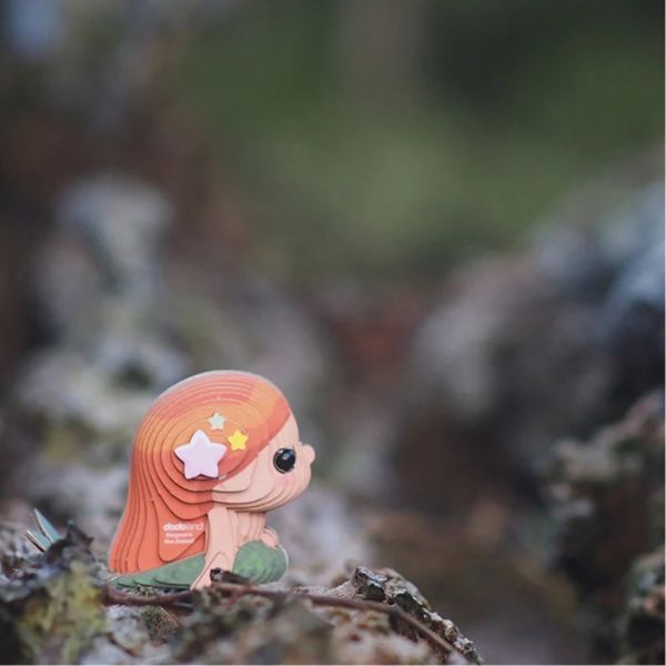 EUGY Mermaid - Kids Cardboard Craft Kit
