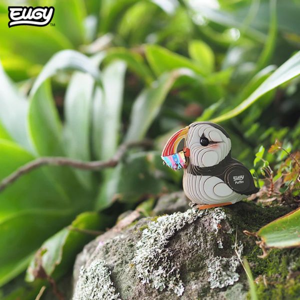 EUGY Puffin - Kids Cardboard Craft Kit