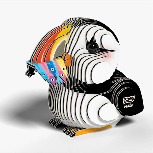 EUGY Puffin - Kids Cardboard Craft Kit