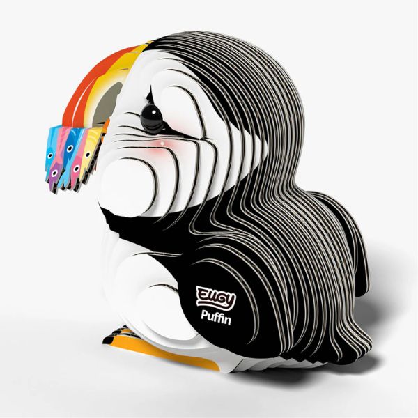 EUGY Puffin - Kids Cardboard Craft Kit