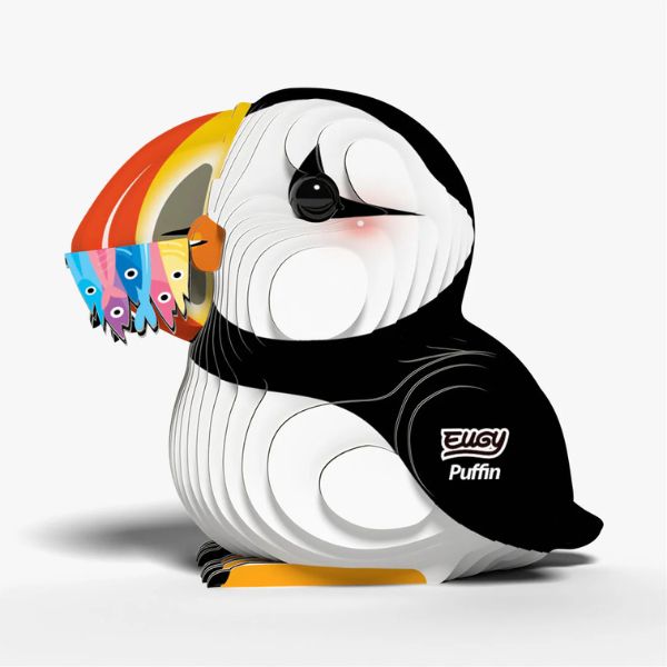 EUGY Puffin - Kids Cardboard Craft Kit
