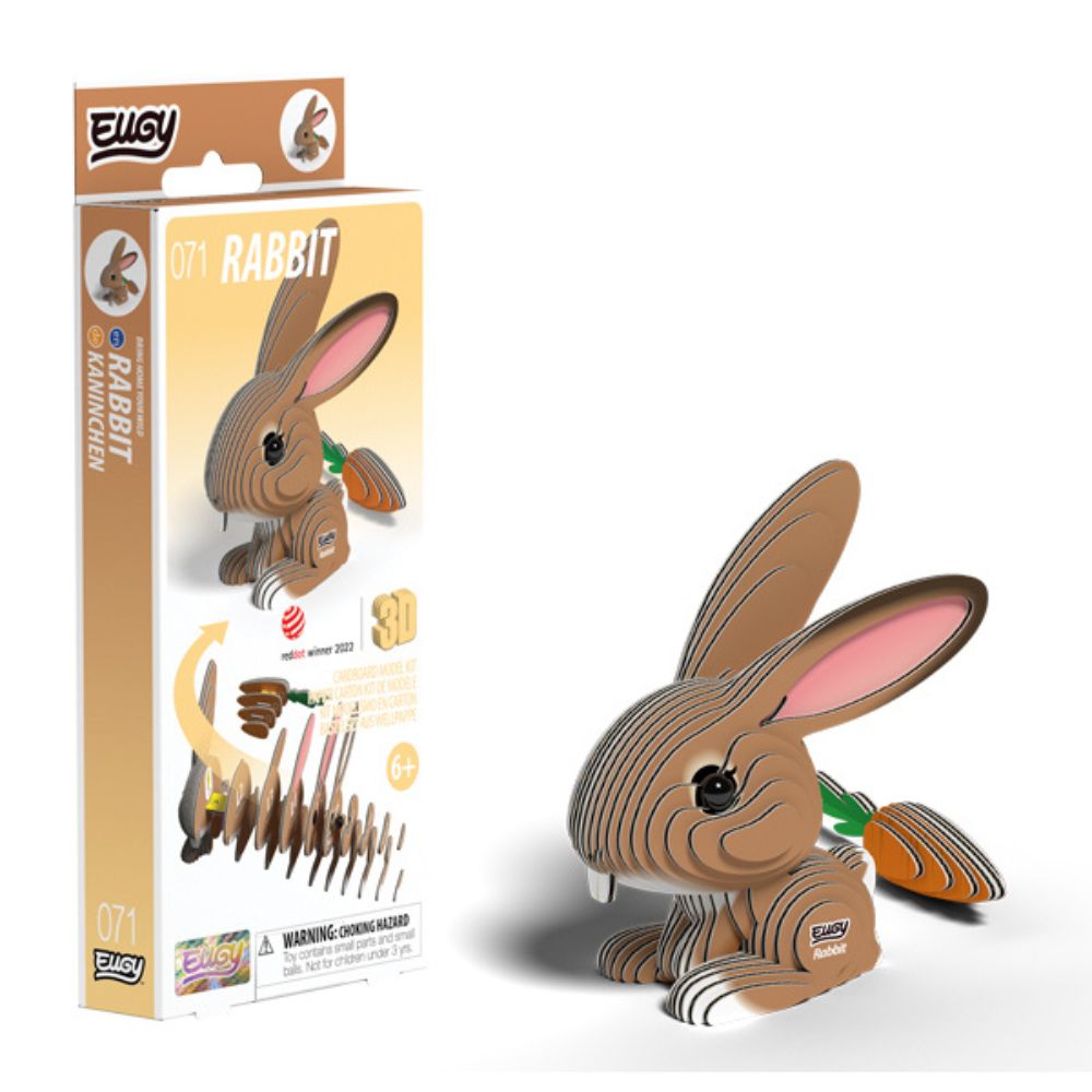 EUGY Rabbit - Kids Cardboard Craft Kit