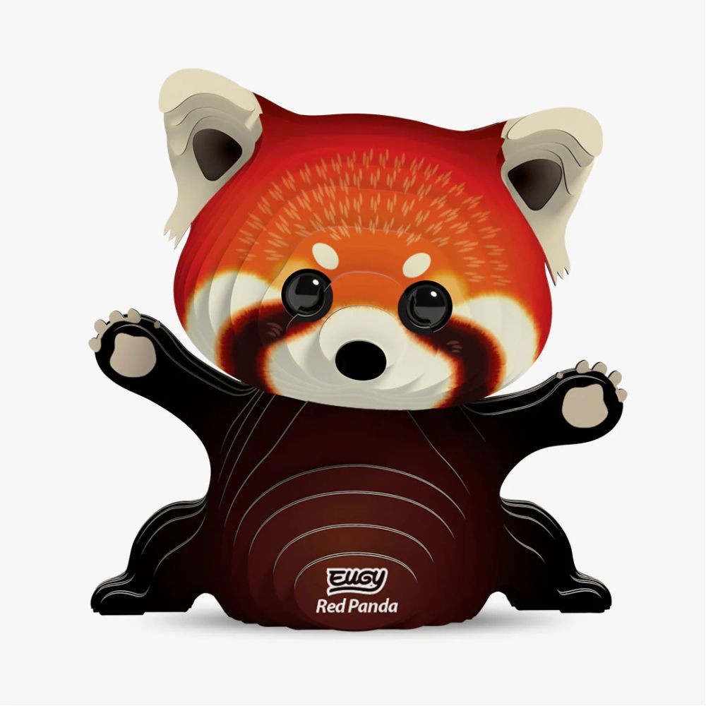 EUGY Red Panda - Kids Cardboard Craft Kit