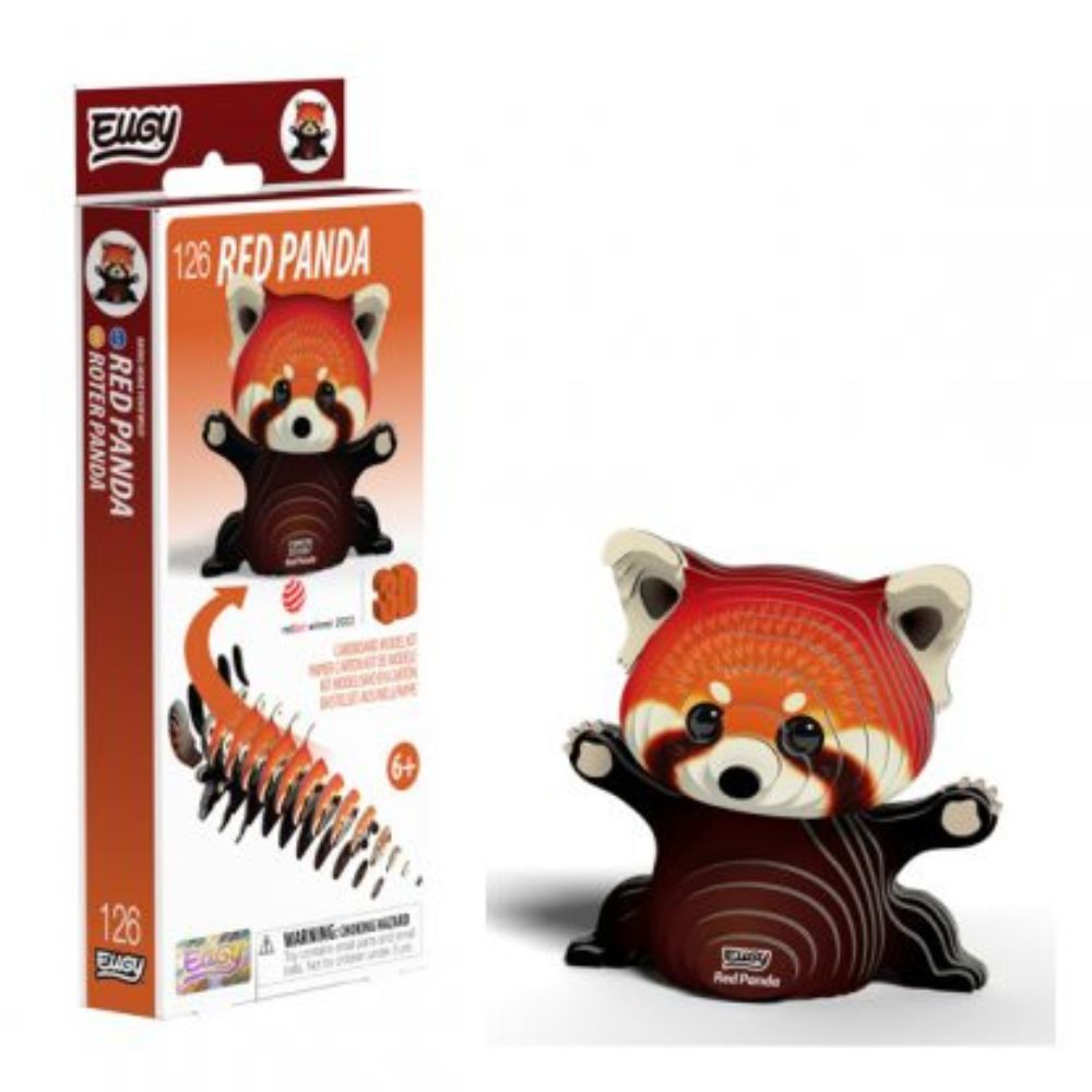 EUGY Red Panda - Kids Cardboard Craft Kit