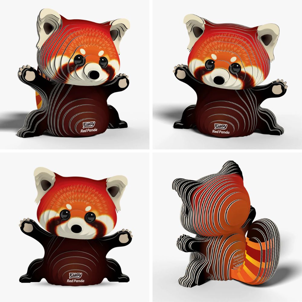 EUGY Red Panda - Kids Cardboard Craft Kit