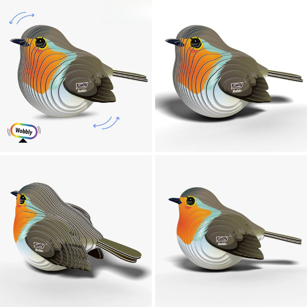EUGY Robin - Kids Cardboard Craft Kit