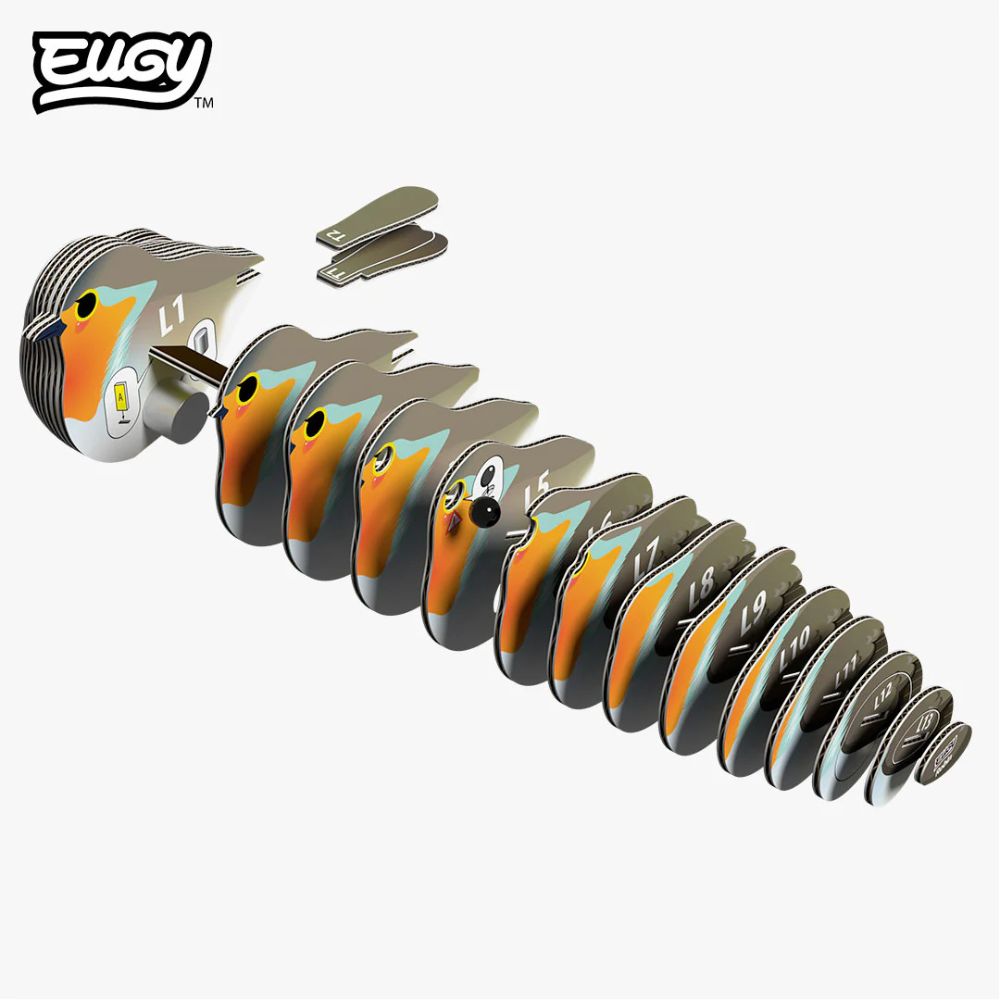 EUGY Robin - Kids Cardboard Craft Kit