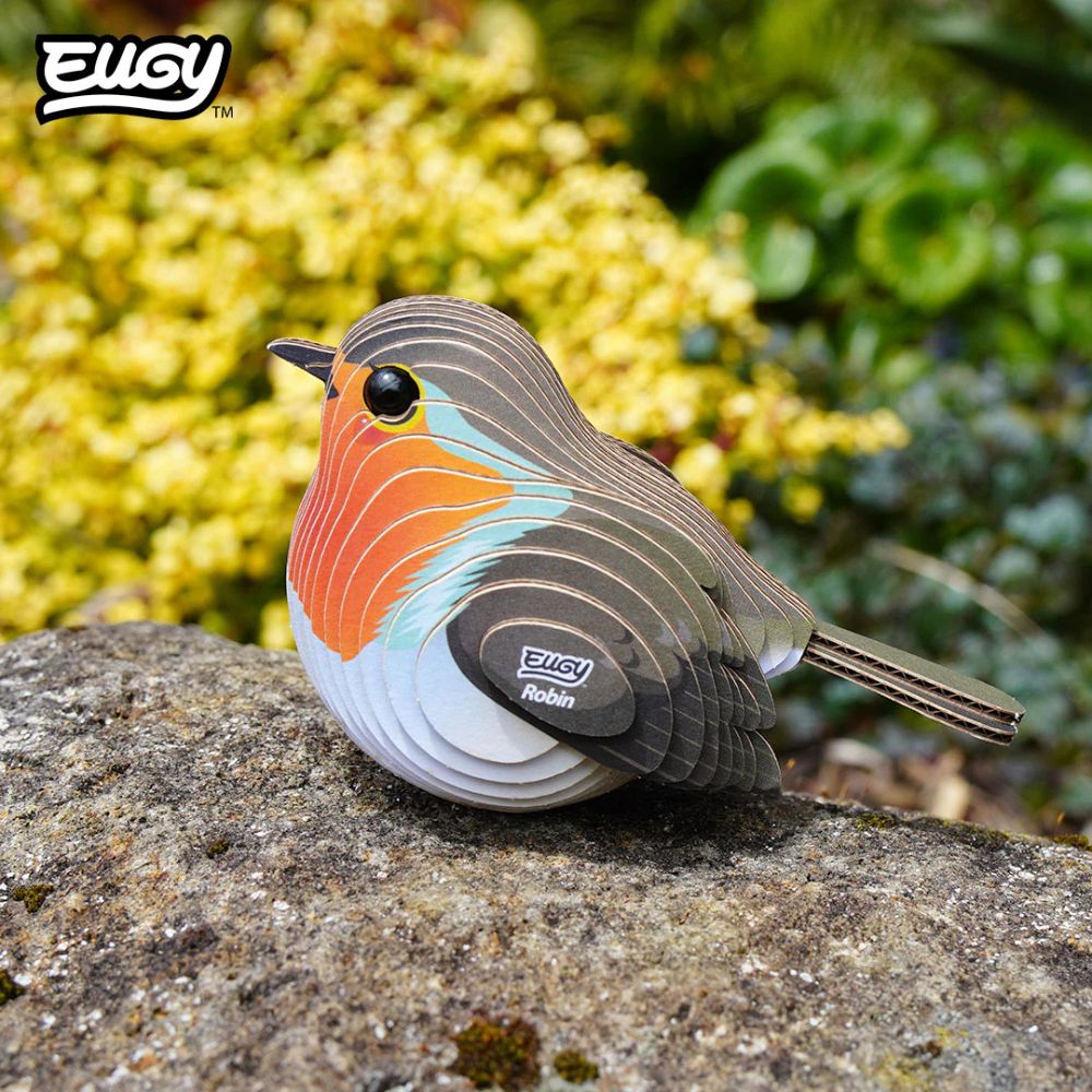 EUGY Robin - Kids Cardboard Craft Kit