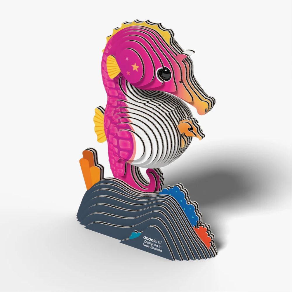 EUGY Seahorse - Kids Cardboard Craft Kit