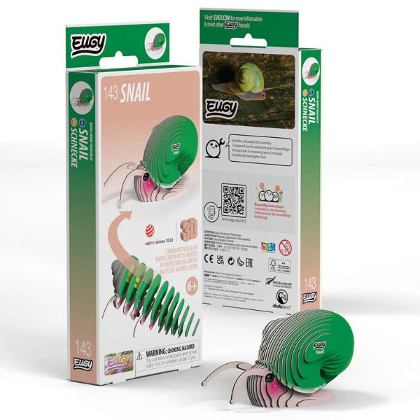 EUGY Snail - Kids Cardboard Craft Kit