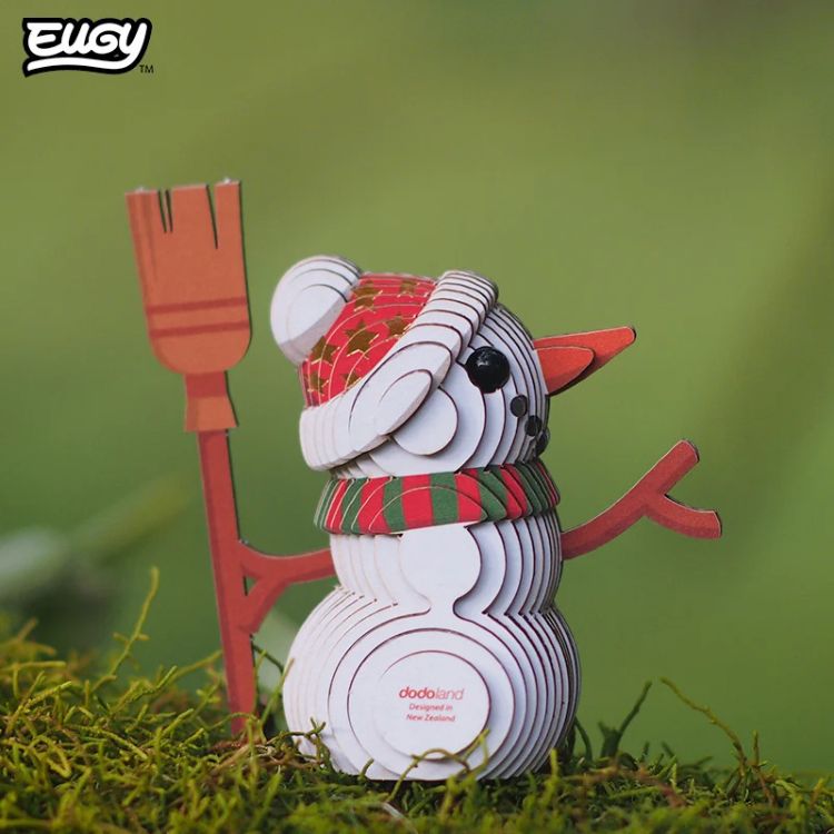 EUGY Snowman - Kids Cardboard Craft Kit