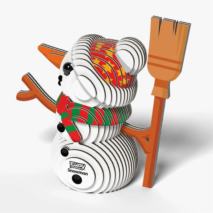 EUGY Snowman - Kids Cardboard Craft Kit