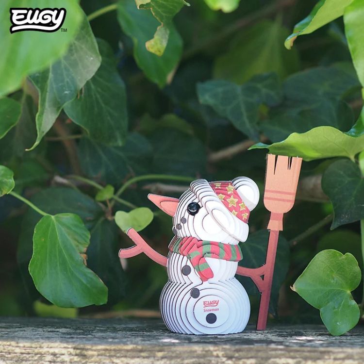 EUGY Snowman - Kids Cardboard Craft Kit