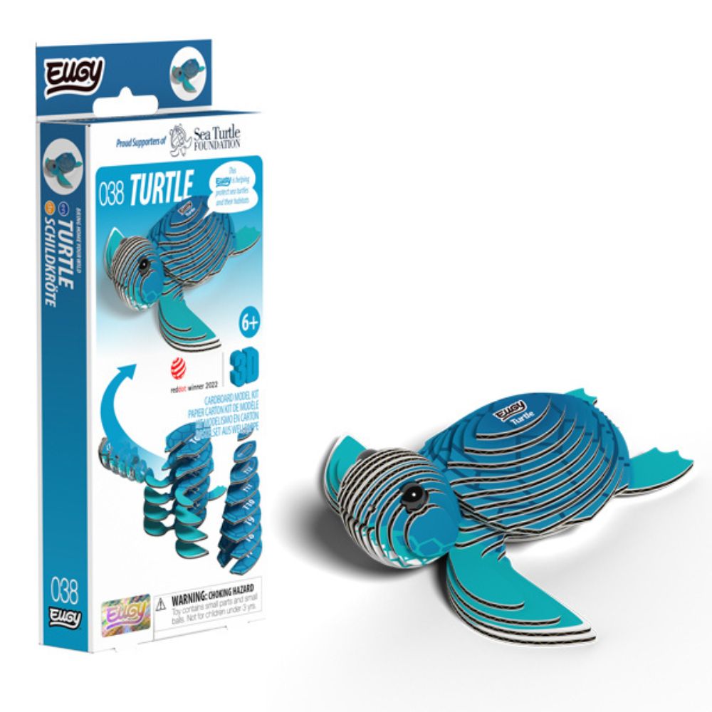 EUGY Turtle - Kids Cardboard Craft Kit