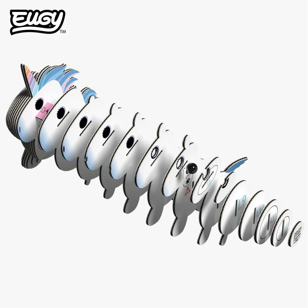 EUGY Unicorn Sky - Kids Cardboard Craft Kit