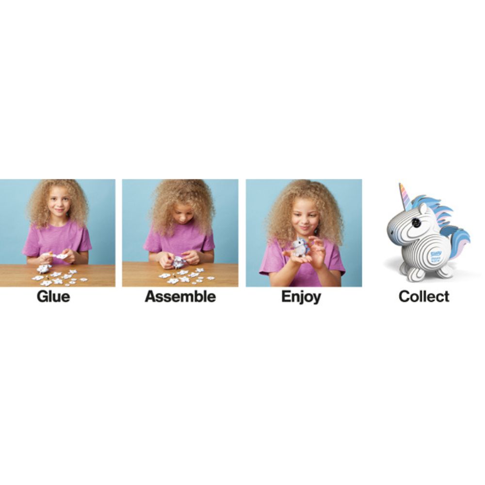 EUGY Unicorn Sky - Kids Cardboard Craft Kit