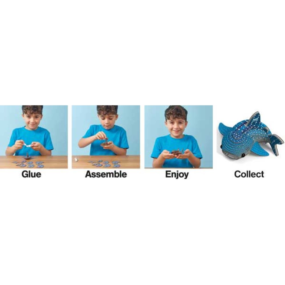EUGY Whale Shark - Kids Cardboard Craft Kit