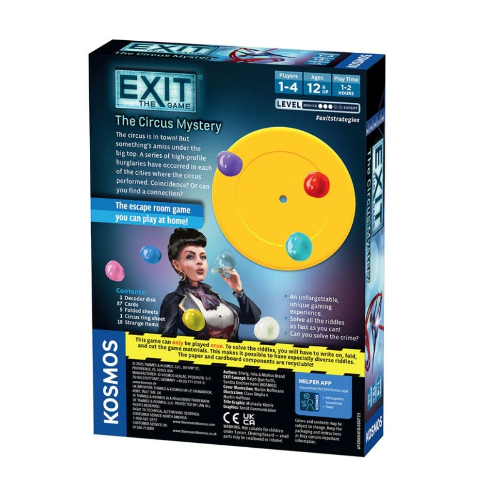 EXIT The Game The Circus Mystery