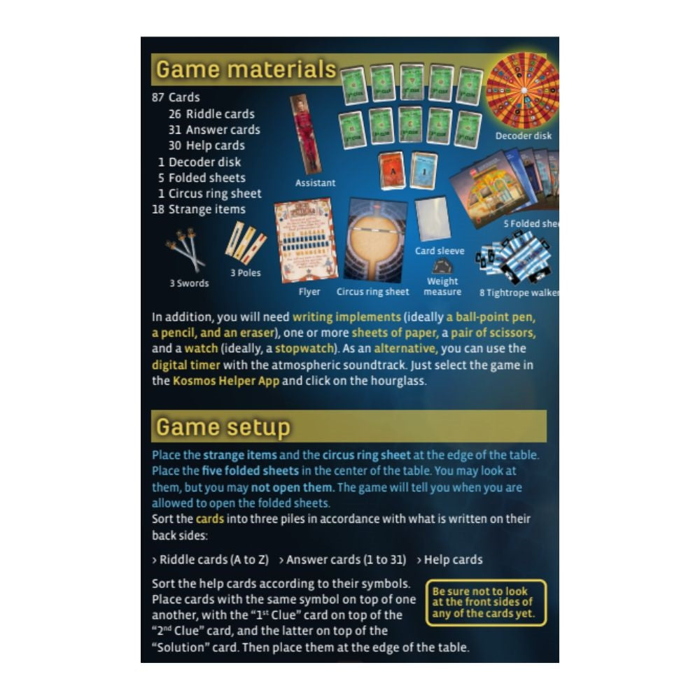 EXIT The Game The Circus Mystery