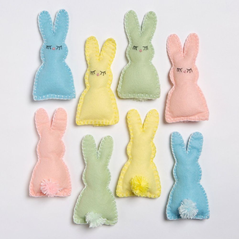 Easter Bunny Felt Craft - Beginner Sewing Kit