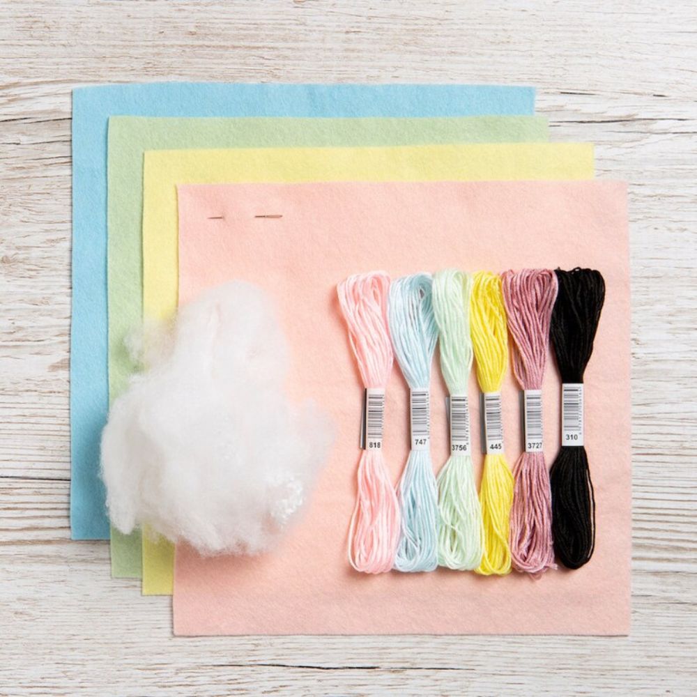 Easter Bunny Felt Craft - Beginner Sewing Kit