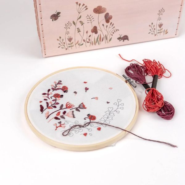 Egmont Ladybug Embroidery Kit In A Case - 630594